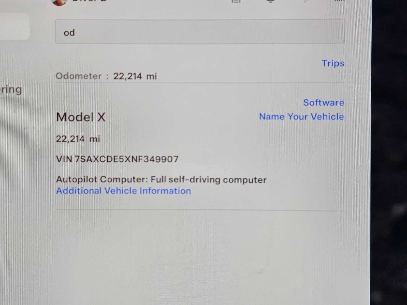 2022 Tesla Model X 4DR AWD LONG RANG