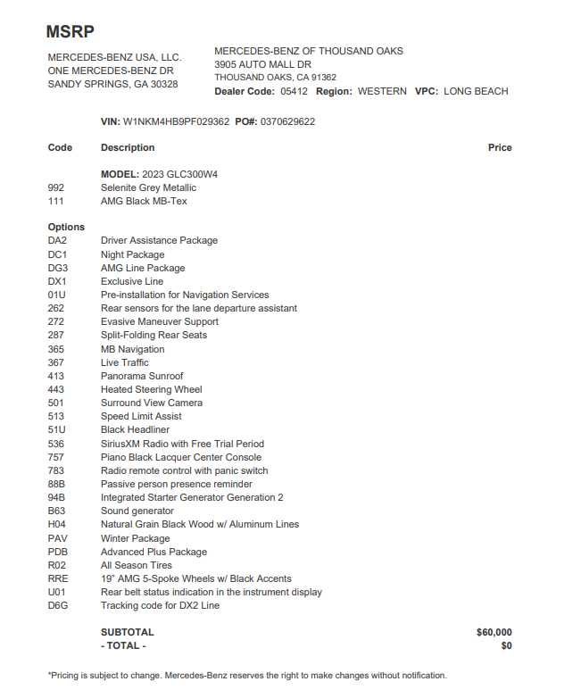 2023 Mercedes-Benz GLC 300 4MATIC® SUV
