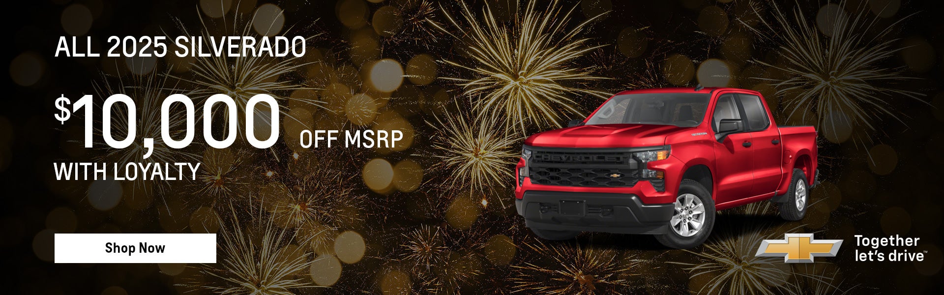All 2025 Silverados $10,000 off MSRP