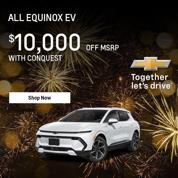 All Equinox EV $10,000 off MSRP